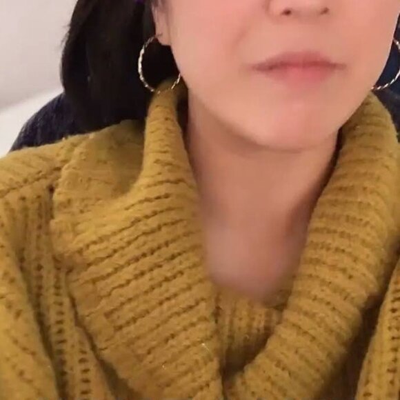 Anthropologie Pilcro Wool Cowl Neck Sweater - Medium - Picture 4 of 7